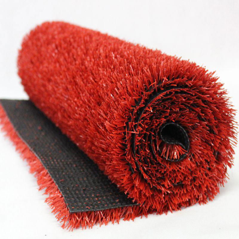 Red artificial turf 3