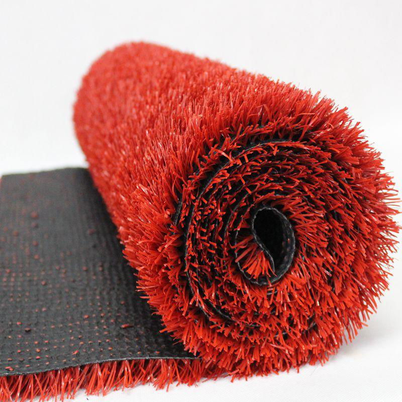 Red artificial turf 4