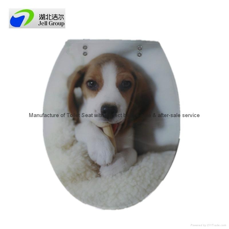 Normal & Elongated Polyresin toilet seat supplier 3