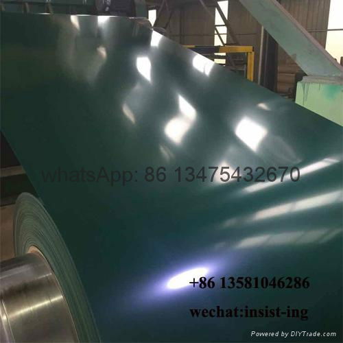 Ral6005 green color prepainted PPGI steel coil