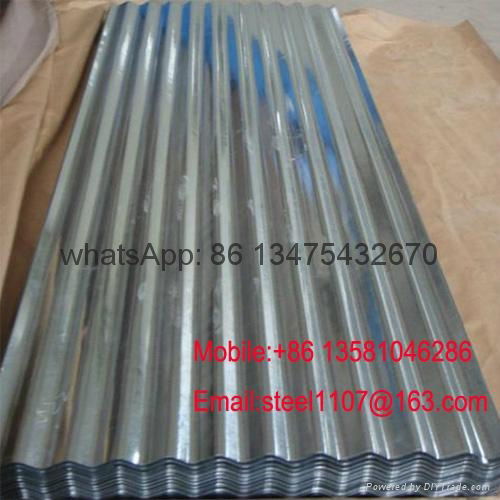 corrugated galvanized steel roofing sheet