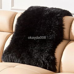 Real sheepskin rug for home uphostery