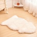 Modern home decoration fluffy carpet sheepskin rugs 4