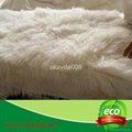 Tibetan sheepskin blanket Mogolia sheepskin throw