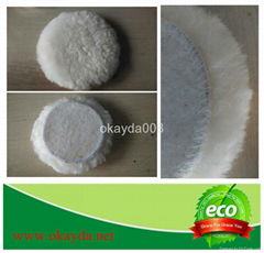 Sheepskin polishing pads for car polishing