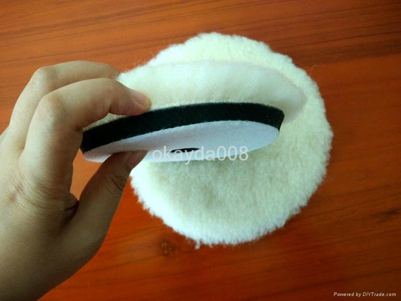 Wool polishing pads for car polishing