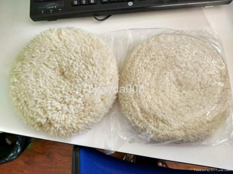 180mm wool pads for car polishing