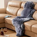 Double pelt sheepskin rug for home decoration 3