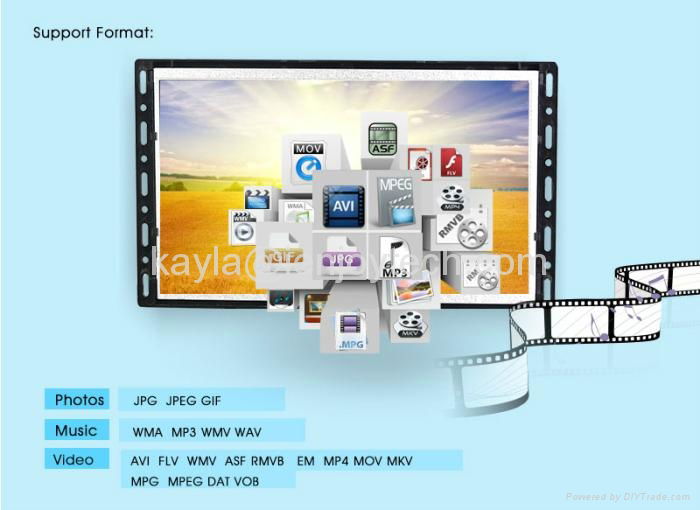 10.1" digital signage display open framed housing 2