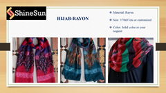 Hijab makes from rayon !!!