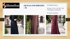 Muslim clothing - Abayas and Dresses 