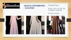 New new abayas and dresses