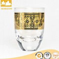 Wholesale japanese sake cups with gold trim 1