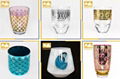 Wholesale japanese sake cups with gold trim 2