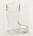 hand press clear mini boot shot glass 1