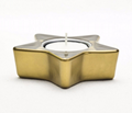 Whole Sale High Quality Five-Pointed Gold Star Shape tea light holder 1
