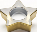 Whole Sale High Quality Five-Pointed Gold Star Shape tea light holder 2