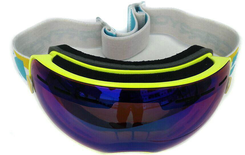 replacement  headband alpine colouful lens skiing goggles 2