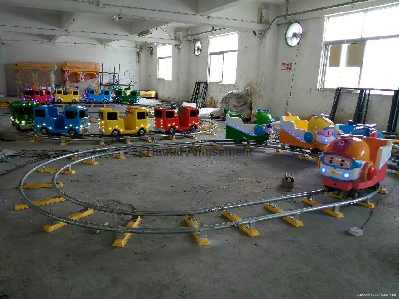 Track train Amusement rides coin operated machine