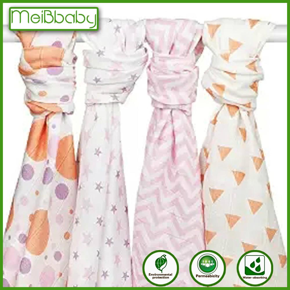 Baby Cotton Muslin Swaddle Blanket MeiBbaby (China Manufacturer