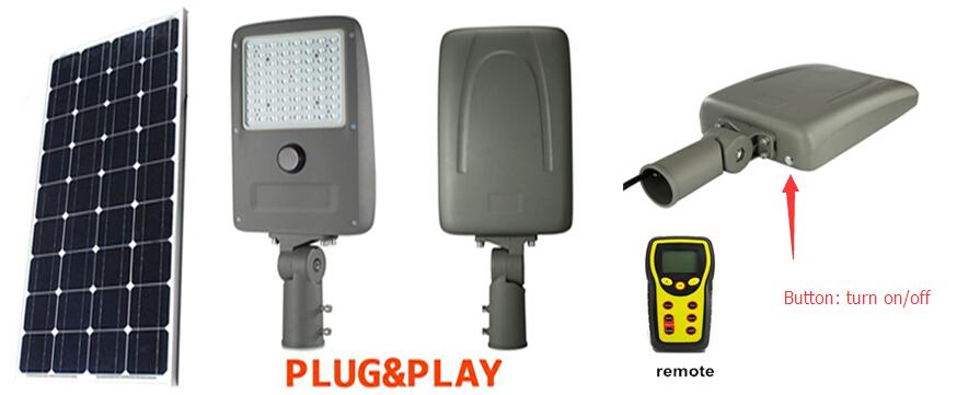 15w rechargeable solar street light 3