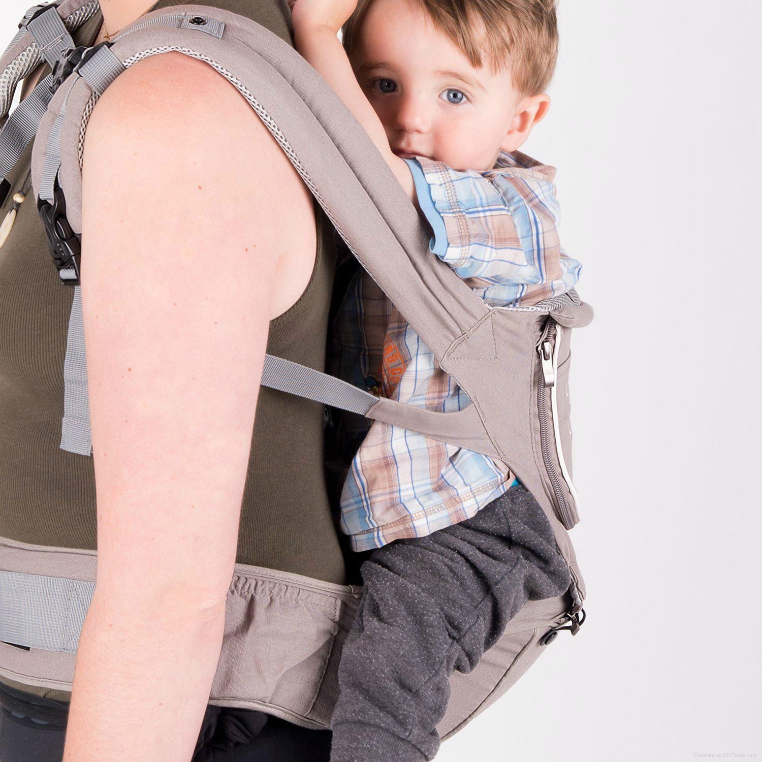 Hip Seat Baby Carrier Advanced Lumbar Support Ultra Comfort & Ergonomics 4