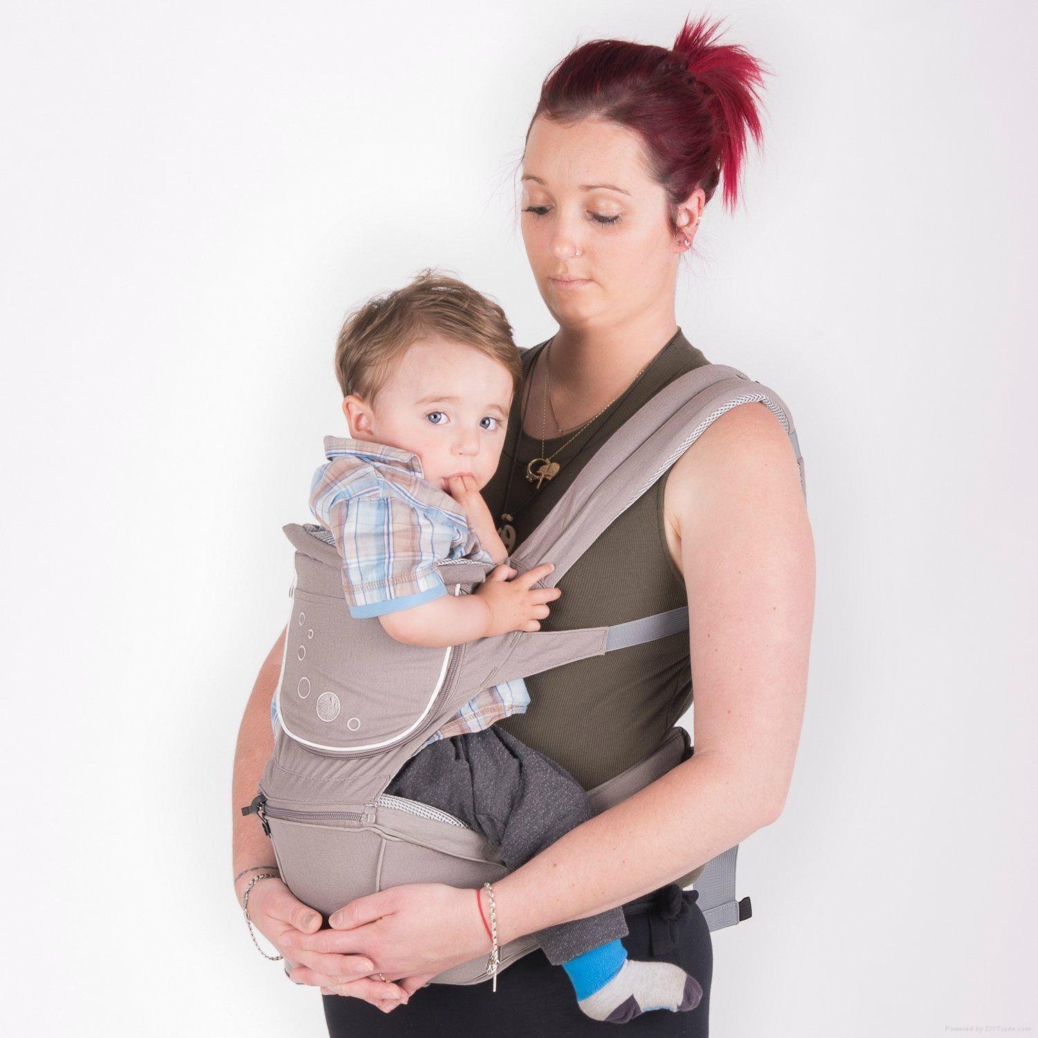 Hip Seat Baby Carrier Advanced Lumbar Support Ultra Comfort & Ergonomics 5