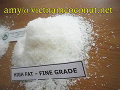 DESICCATED COCONUT - HIGH FAT AND LOW FAT