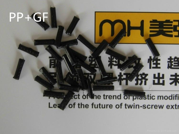 尼龍加纖維塑料雙螺杆造粒機 3