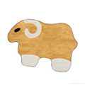 Small goat cartoon animal shape ground pad 3