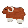 Small goat cartoon animal shape ground pad 5