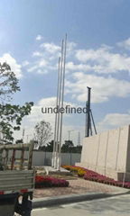 304# Stainless steel Tapered Electric Flagpole