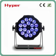 indoor led par light 18x18w RGBWAUV 6 in 1