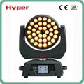 led zoom moving head light 36x15w RGBWA