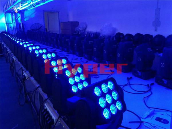 9*10W matrix beam led moving head light,RGBW 4 in 1 3