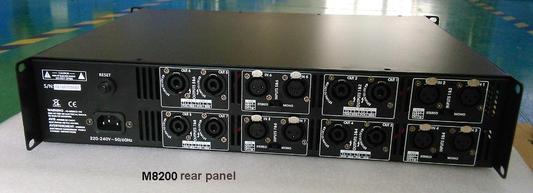 Eight Channel Pro Audio Digital Power Amplifier  3