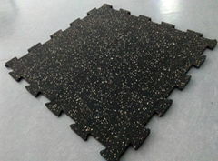 10mm thick heavy duty interlocking rubber tiles for gyms