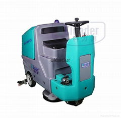 fully automatic ride on floor scrubber