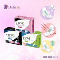 Shenzhen Vlove Far IR & Nano Silver & Anion Sanitary Pads