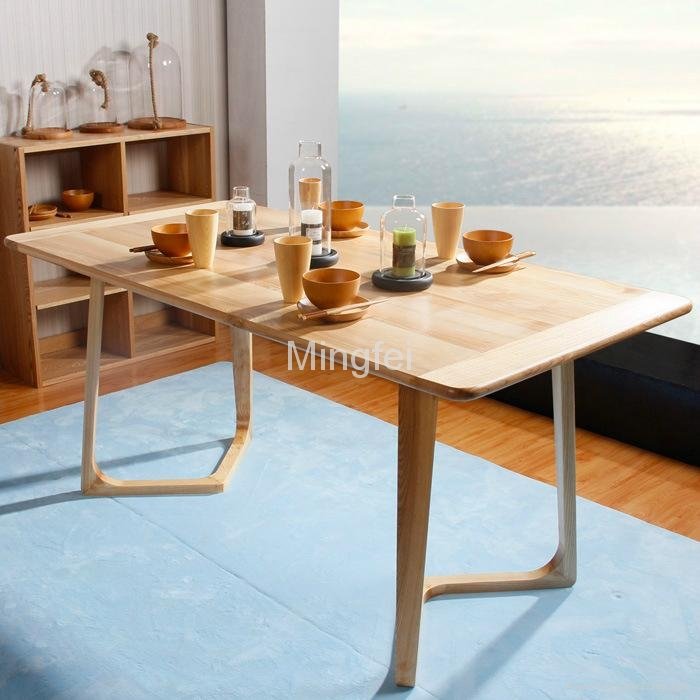 new style wooden chair with table for cafe shop use 4
