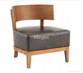 comfortable wooden lounge chair for restaurant 2