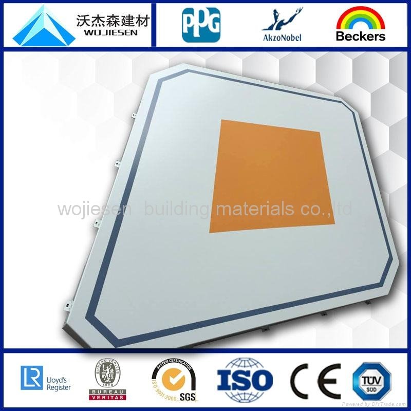 aluminum solid panel with PVDF coating