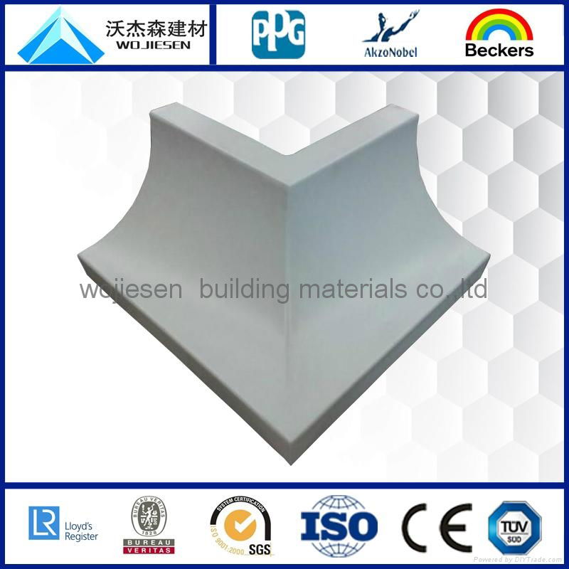 Customzied shape aluminum panel with PVDF coating 