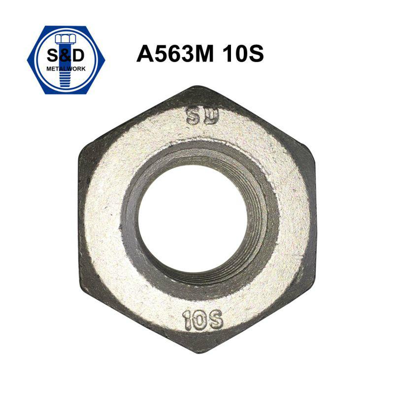 A563m 10s Hsn Nuts Dacromet 1000hrs A563M 10S S&D (China