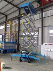 hydraulic towable monile scissor lift 