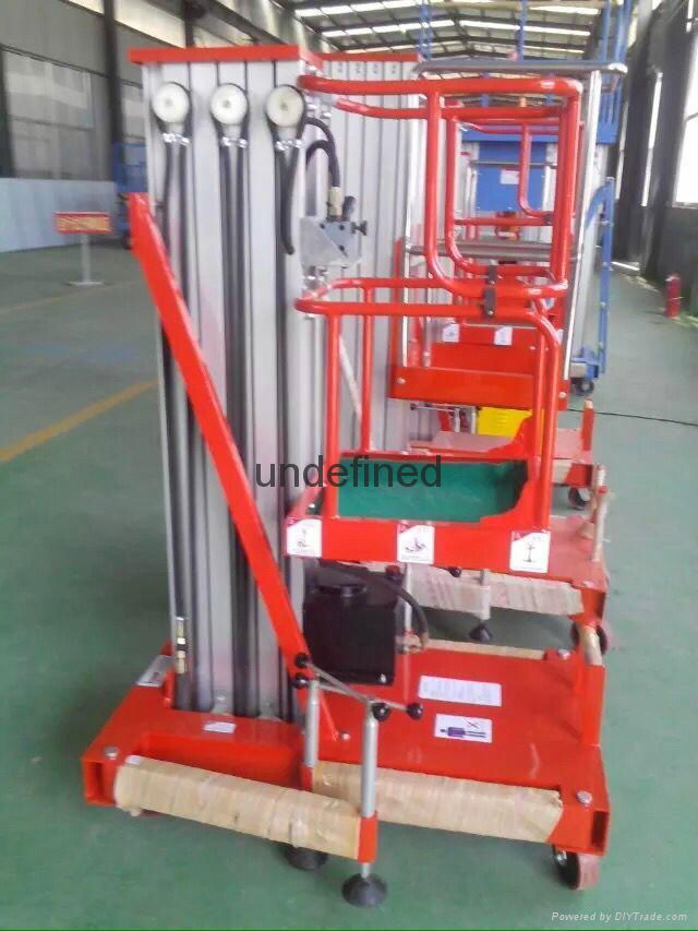 single post 6m aluminum lift platform  3