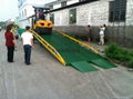 manual mobile hydraulic dock leveler