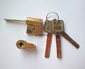 连体锁芯 伸缩型智能锁锁芯 电子锁拉长叶片锁芯 4