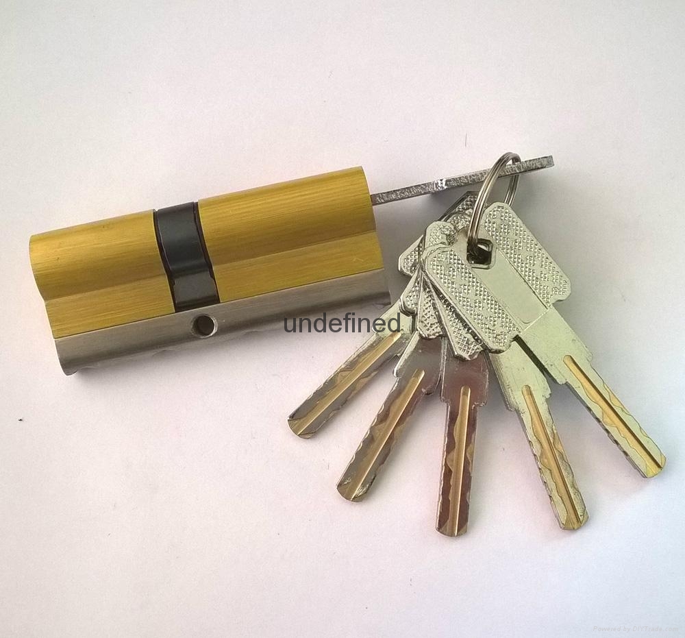 多轨道超b级葫芦胆插芯锁芯 空转插芯锁芯 中山小榄锁芯定制