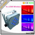 9x15W RGBWA UV 6in1wireless uplighting